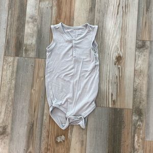 Kyte Baby Fog Sleeveless Bodysuit